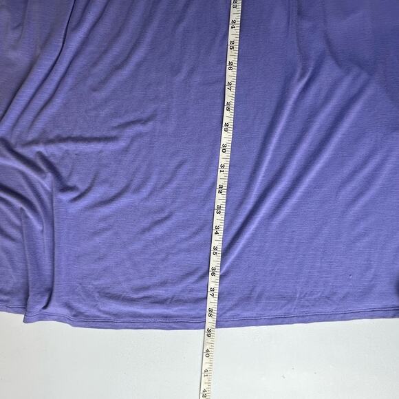 J Jill Dress Womens Med Purple Stretch Pockets Short Sleeve Beach Vacation Boho - Picture 12 of 14